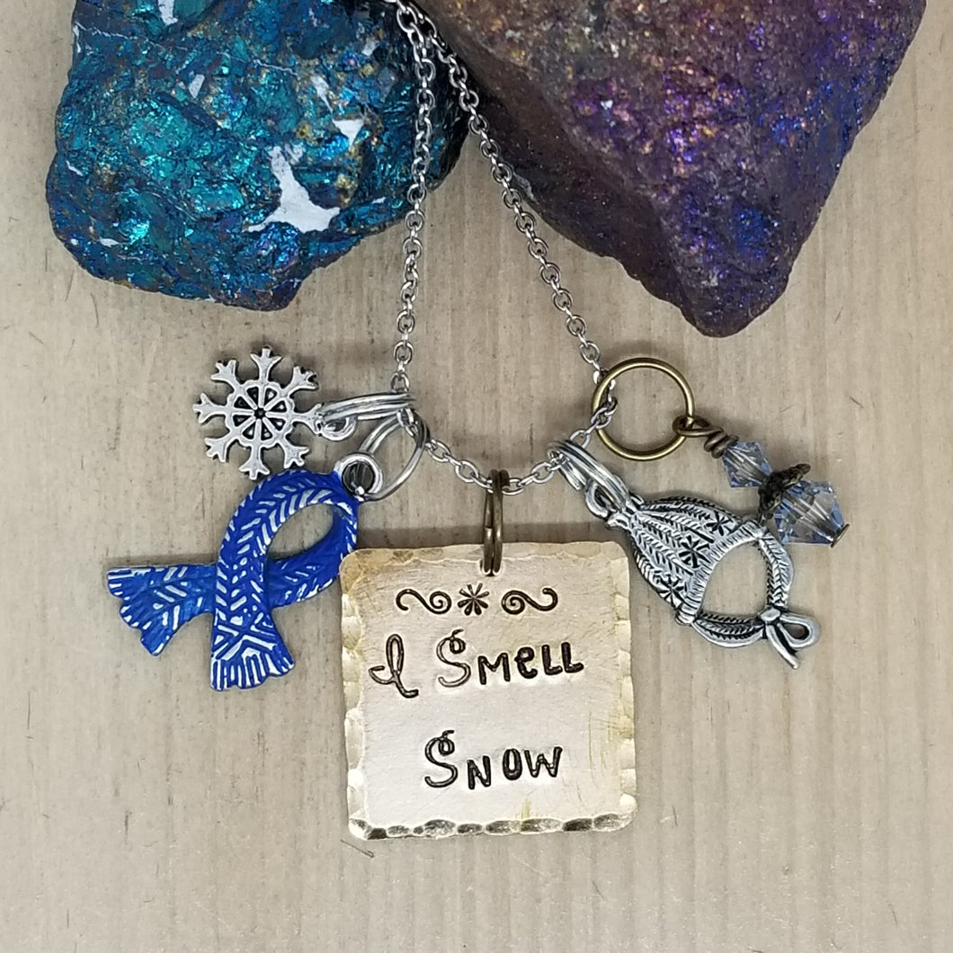 I Smell Snow - Charm Necklace