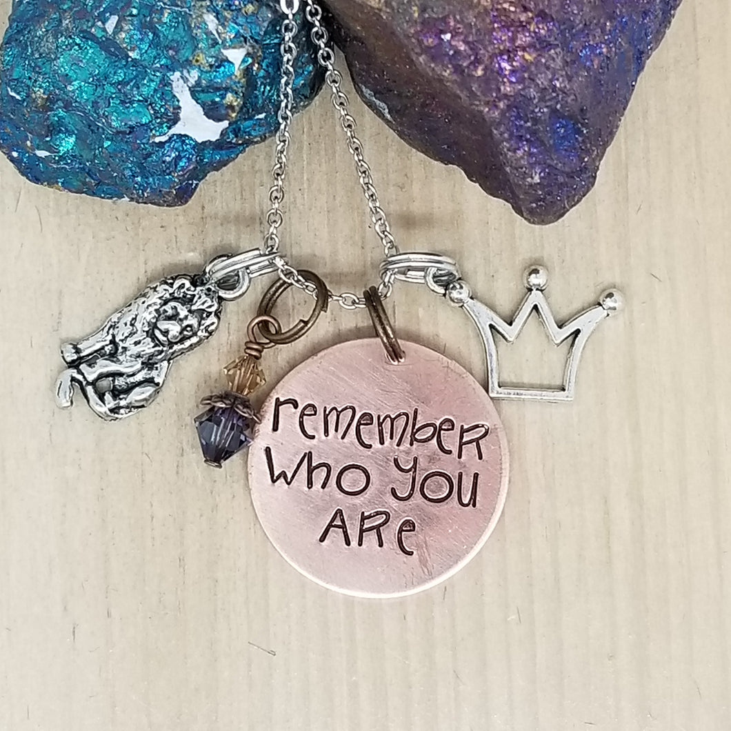 Remember Who You Are - Charm Necklace