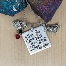 When You Can't Beat The Odds Change The Game - Charm Necklace