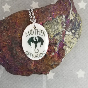 Mother of Dragons - Shell pendant