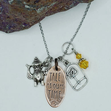 Tale As Old As Time 2 - Charm Necklace