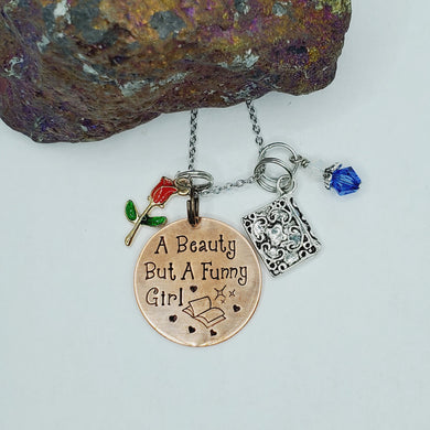 A Beauty But A Funny Girl 2 - Charm Necklace