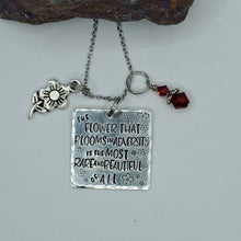 The Flower that Blooms in Adversity - Charm Necklace