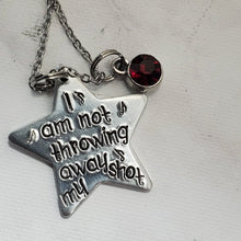 I am not throwing away my shot - Pendant Necklace