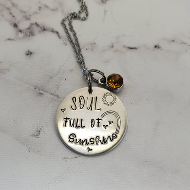 Soul Full of Sunshine  - Pendant Necklace