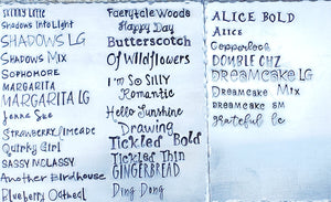 Hand stamped keychains - Alice In Wonderland Inspired