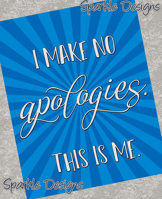 I make no apologies. This is me. -  249 wood Print