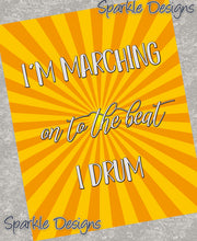 I'm marching on to the beat I drum -  250 wood Print