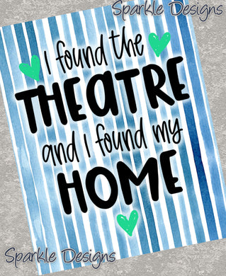 I found the theater - 257 wood Print