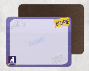Believe -  Dry Erase Memo Board