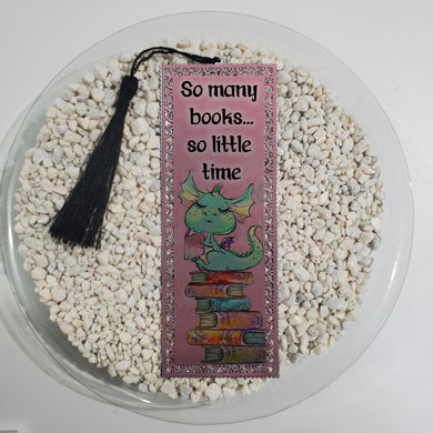 So Many Books, So Little Time Metal Bookmark