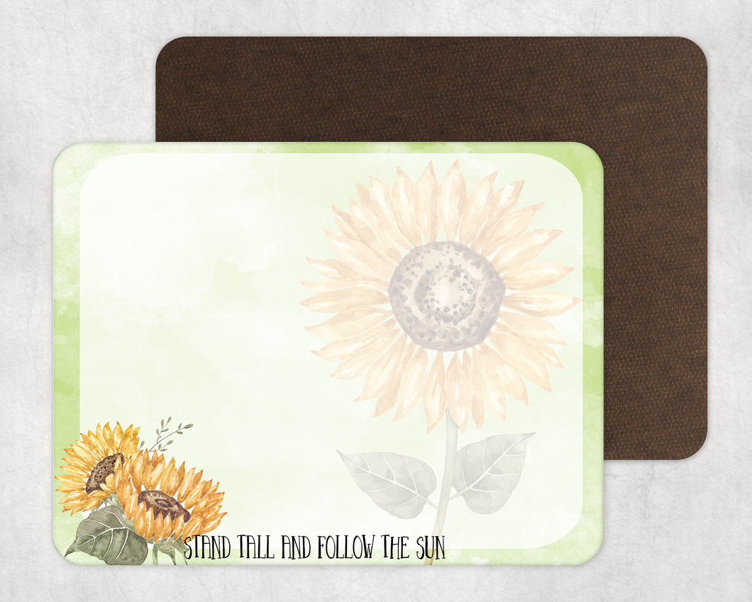 Stand Tall and Follow the Sun -  Dry Erase Memo Board