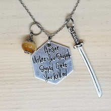 Anger Makes You Stupid - Charm Necklace