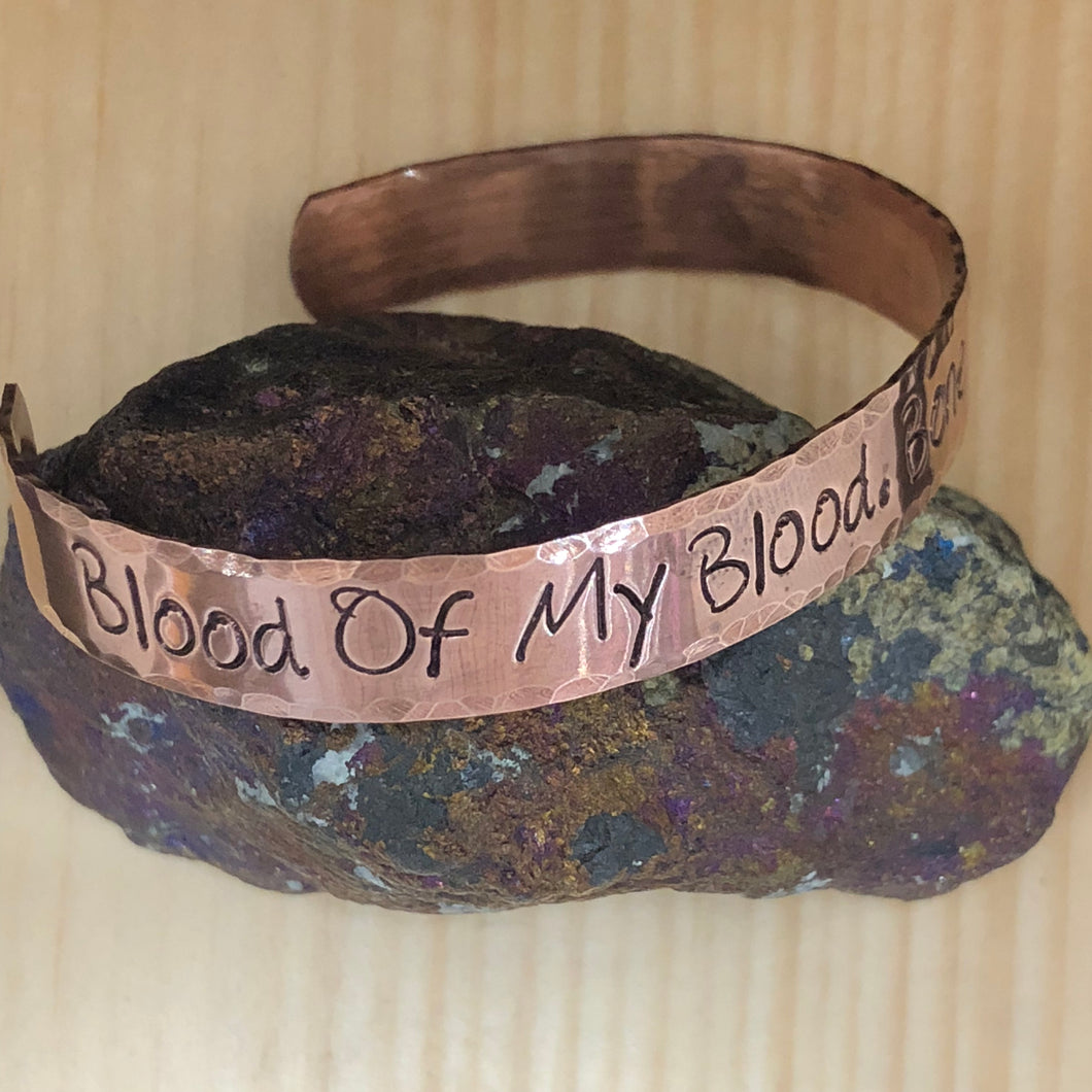 Blood of my Blood Cuff Bracelet