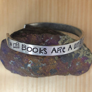 Books Are A Uniquely Portable Magic Cuff Bracelet