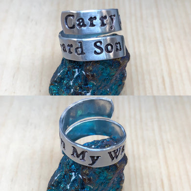 Carry On My Wayward Son Ring