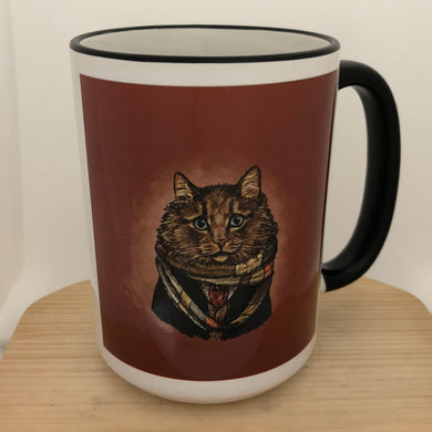 Doctor Mew - Fourth Doctor 15 oz coffee mug
