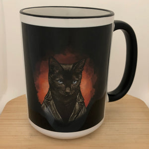 Doctor Mew - Ninth Doctor 15 oz coffee mug