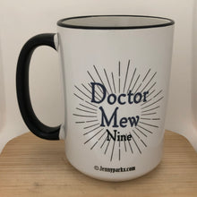 Doctor Mew - Ninth Doctor 15 oz coffee mug