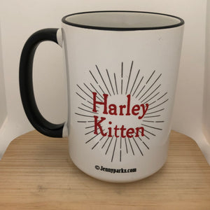Harley Kitten 15 oz coffee mug