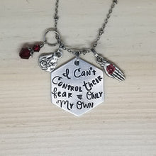 I Can't Control Their Fear Only My Own - Charm Necklace
