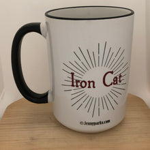 Iron Cat 15 oz coffee mug