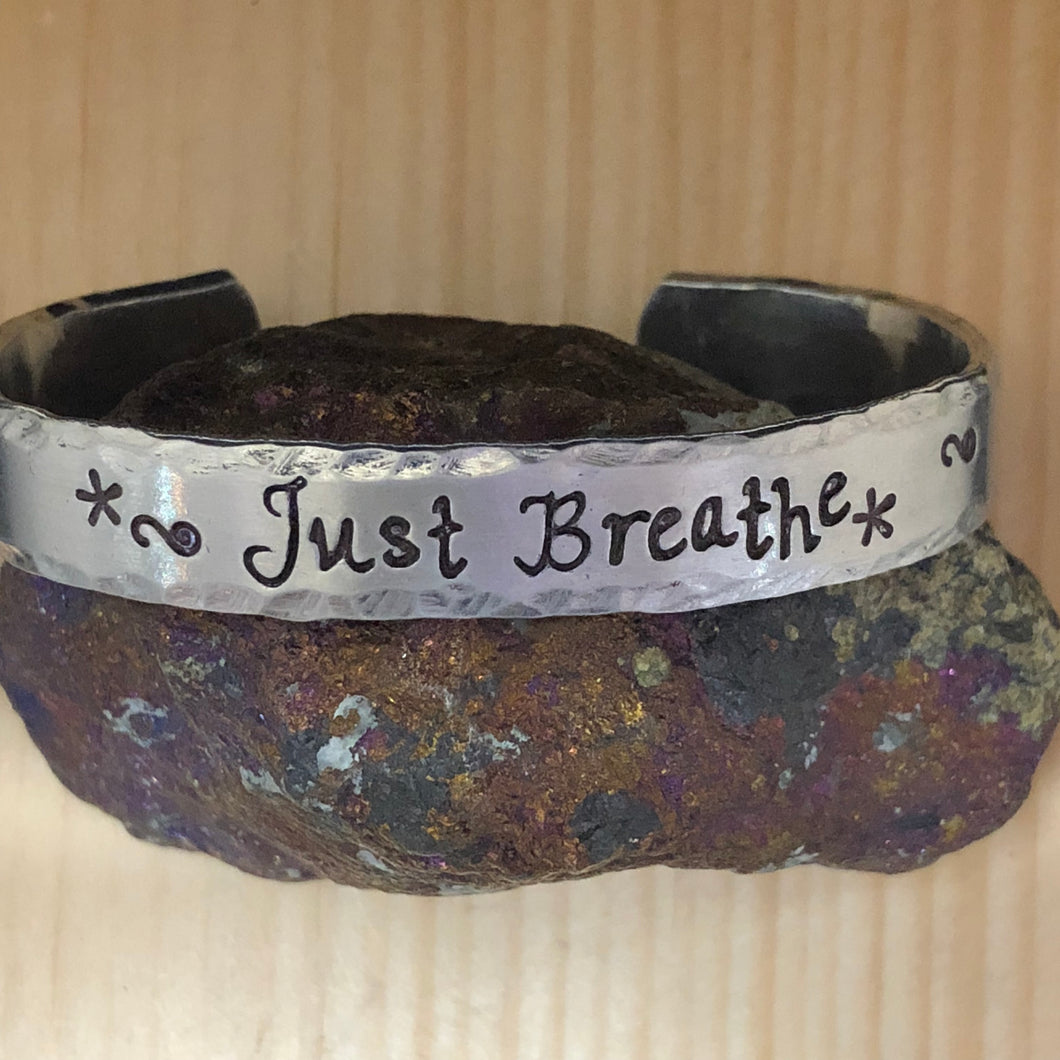 Just Breathe Cuff Bracelet