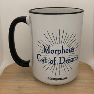 Morpheus Cat Of Dreams 15 oz coffee mug