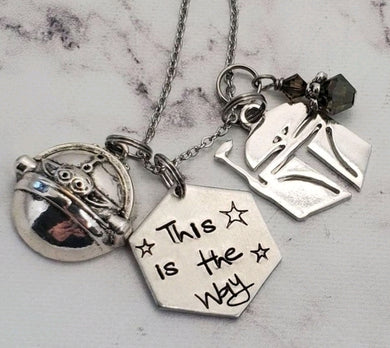 This is the way v2 Charm Necklace