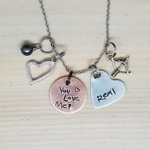 You Love Me/Real Charm Necklace