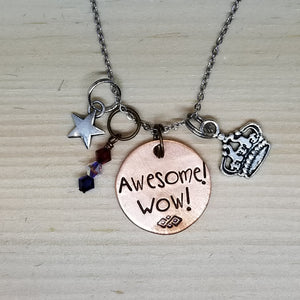 Awesome! Wow! - Charm Necklace