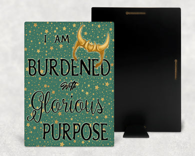 Burdened with Glorious Purpose -  Wood Print
