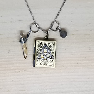 Book Of Shadows - Charm Necklace