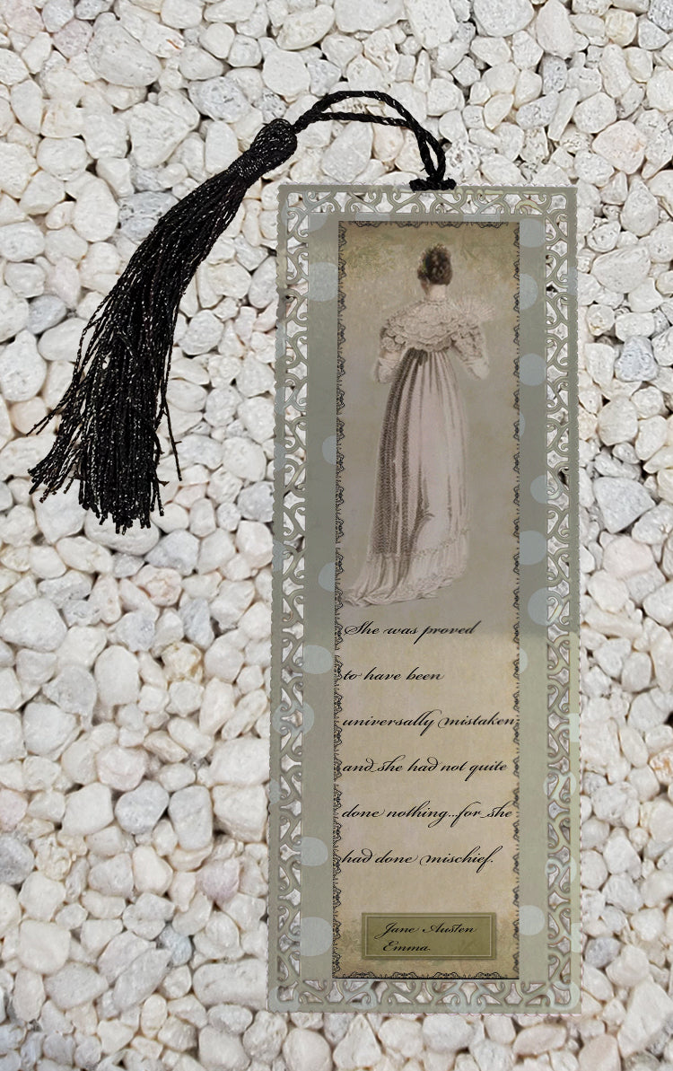 Emma - Jane Austen inspired inspired Metal Bookmark