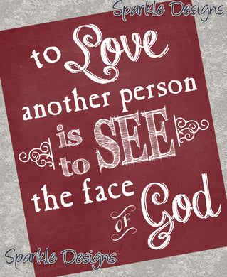 To love another person - Red - 69 Magnet