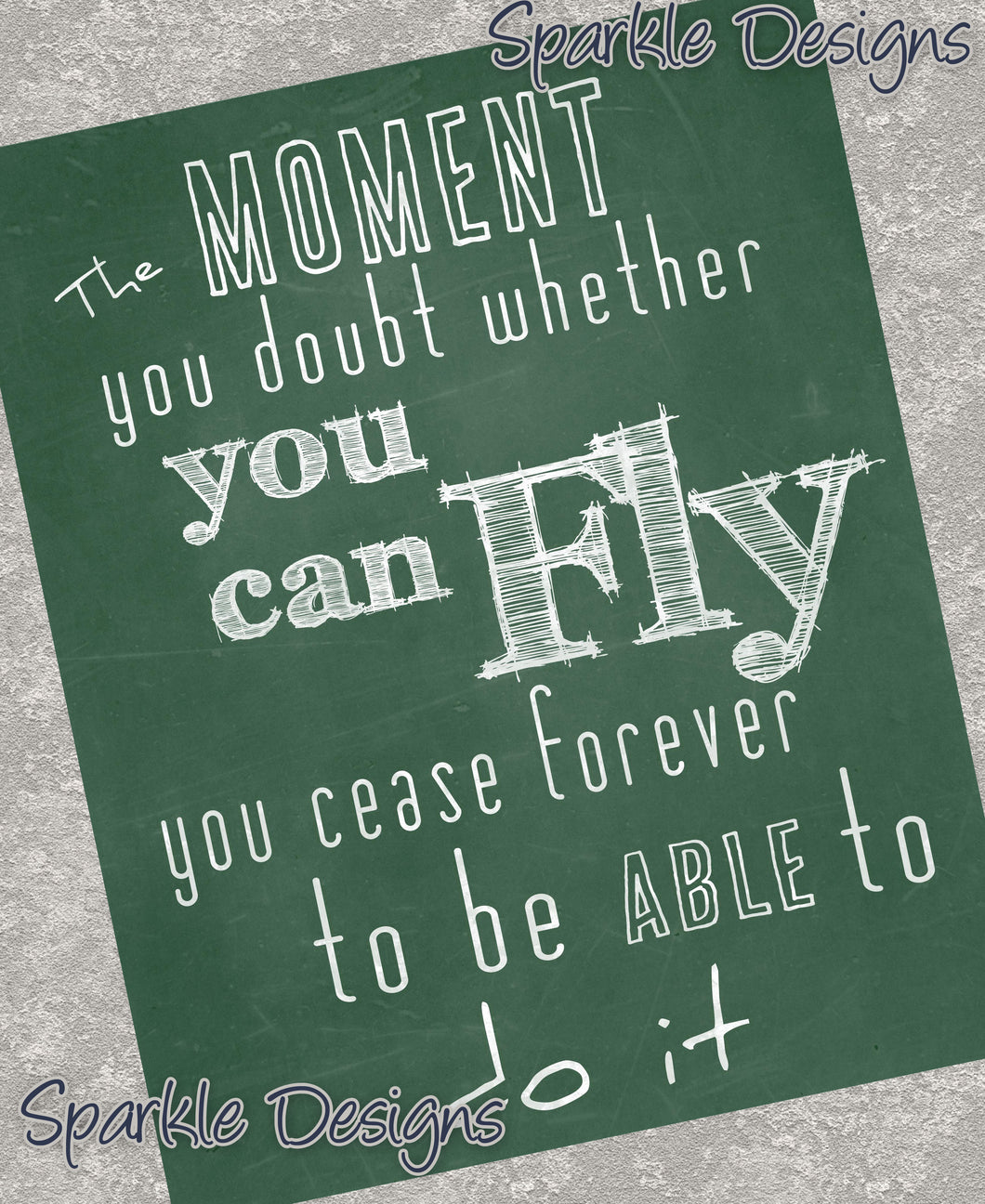 The moment you doubt you can fly - 15  Magnet