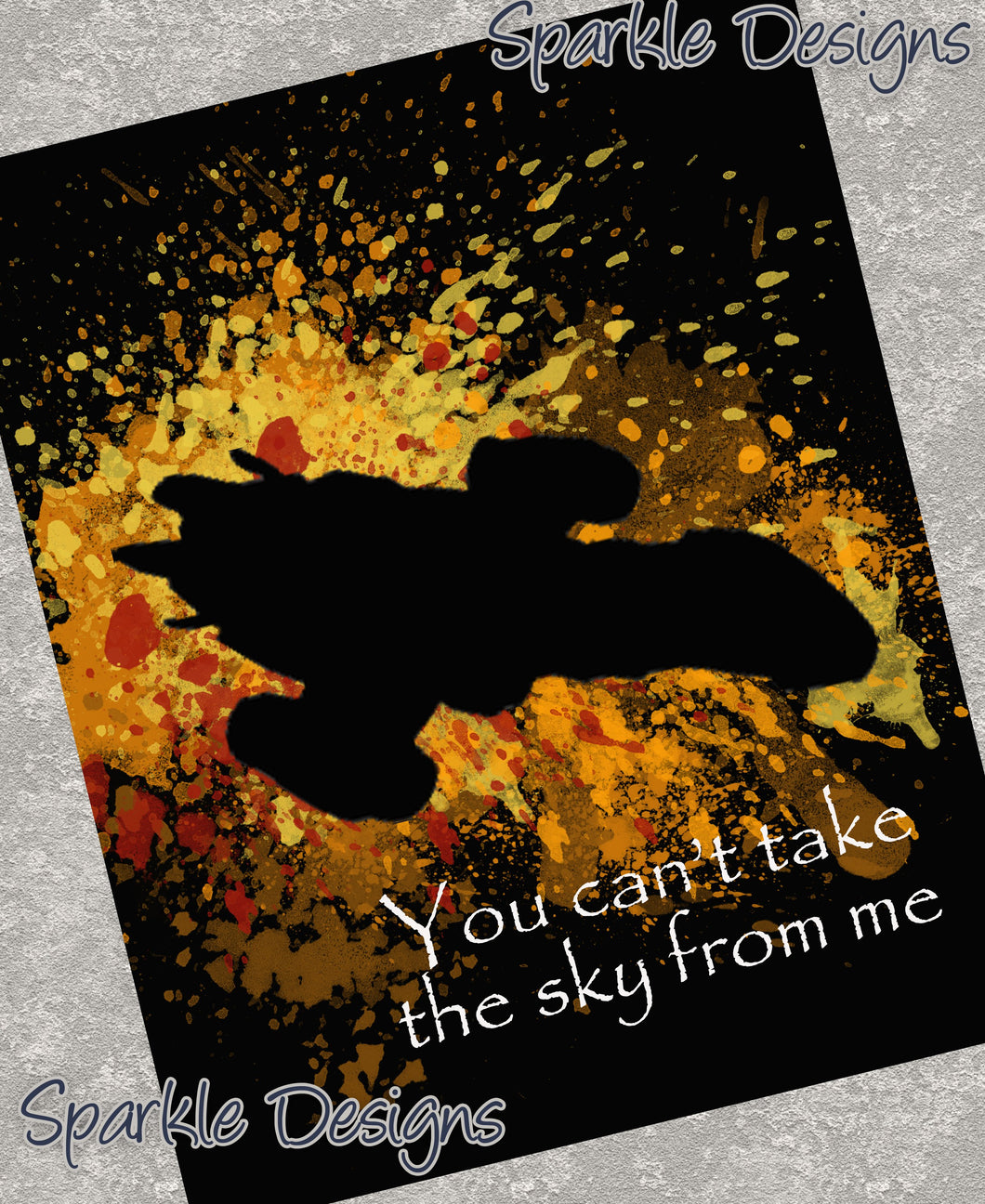 You can't take the sky from me -52 wood Print