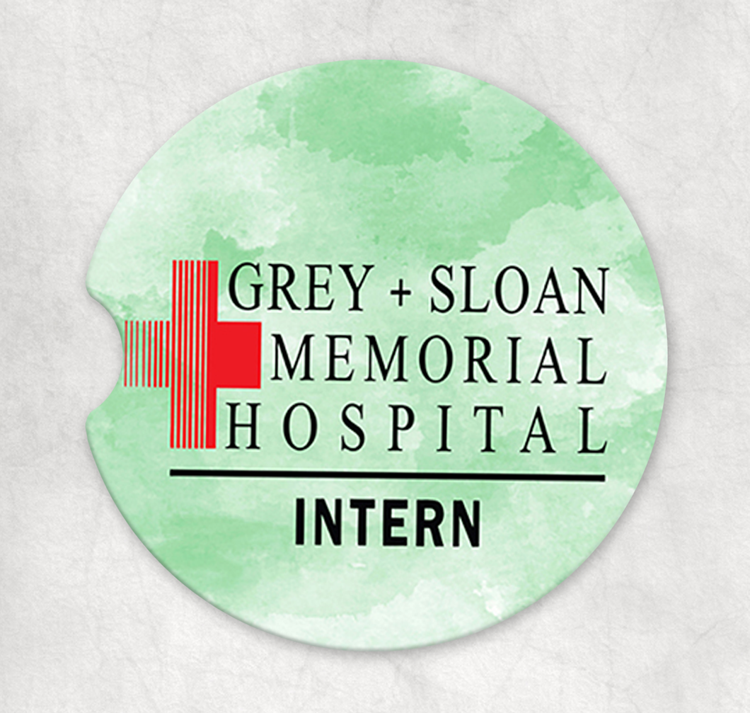 Grey + Sloan Intern -   Sandstone Car coaster