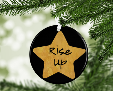 Ham - Rise Up -  porcelain / ceramic ornament