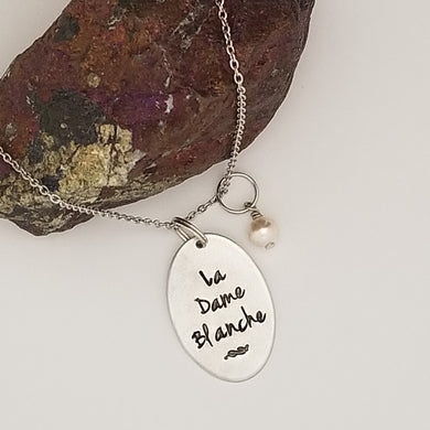 La Dame Blanche - Pendant Necklace