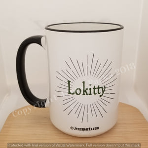 Lokitty 15 oz coffee mug