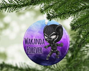 Wakanda Forever -  porcelain / ceramic ornament