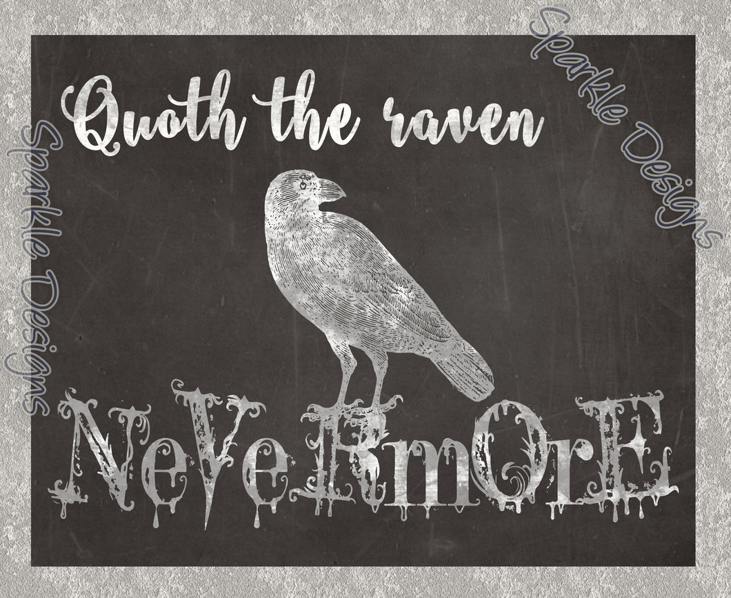 Quoth the Raven - Nevermore - Poe 101 Magnet