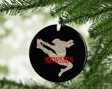 Newsies -  porcelain / ceramic ornament