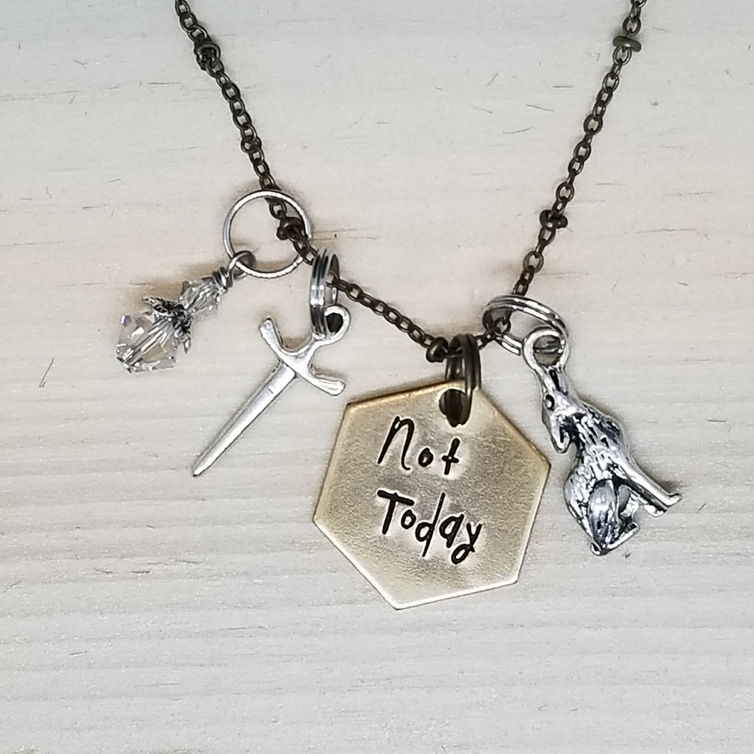 Not Today - Charm Necklace