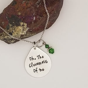 Oh, The Cleverness Of Me - Pendant Necklace