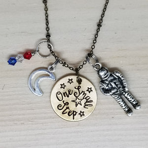 One Small Step - Charm Necklace