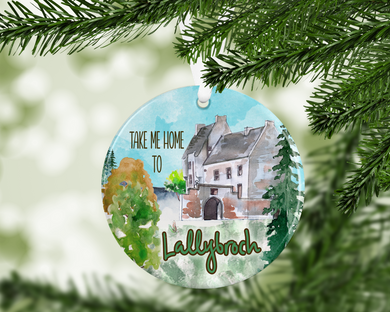 Out Lallybroch -  porcelain / ceramic ornament