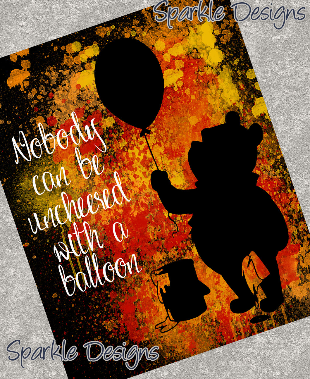 Nobody can be uncheered with a balloon - Pooh 105 Magnet