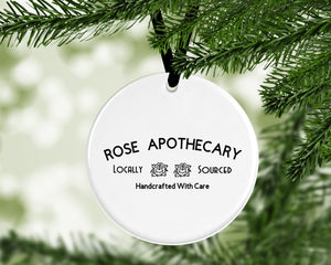 Rose Apothecary -  porcelain / ceramic ornament